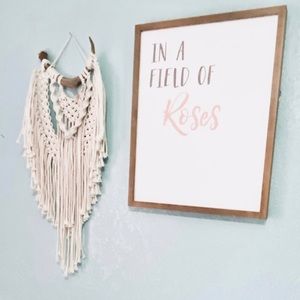 Antler Macrame Wall Hanging